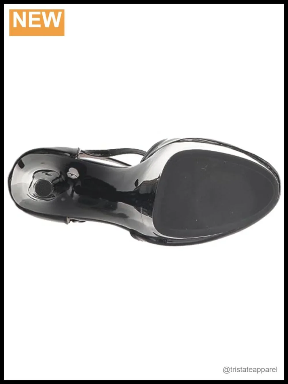 Faux Leather Platform Sandal T-Strap Buckle Wedding Shoes